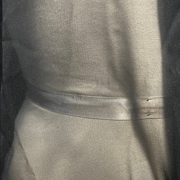 Sheer Silk/Chiffon Black Button-Up Blouse with abalone shell buttons NWT - Picture 3 of 9